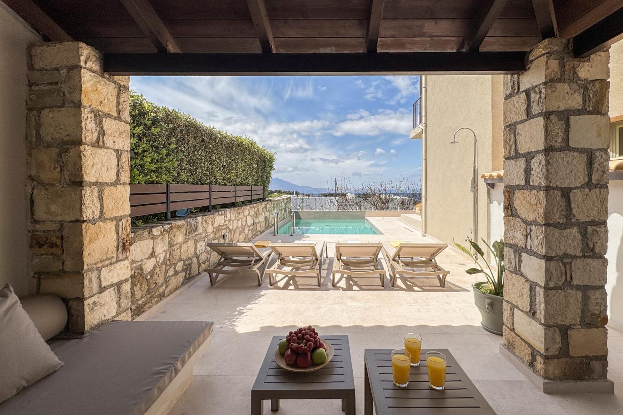 YaChara Villa Kissamos Bagian luar foto